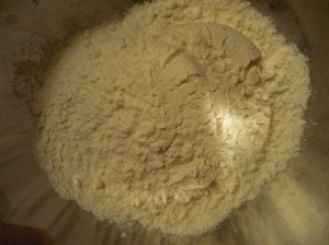 flour, salt, baking powder